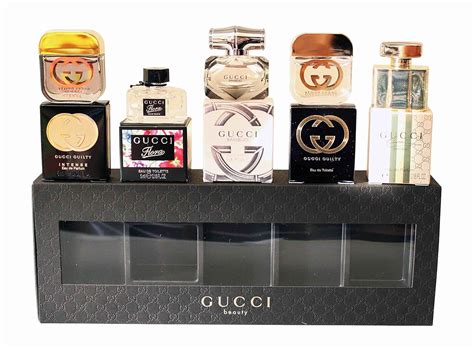 gucci mini perfume set uk|Gucci miniature perfume set.